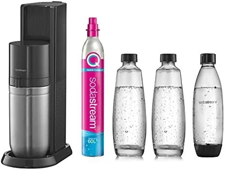 Gazuotų gėrimų gaminimo aparatas SodaStream DUO + 3 buteliukai