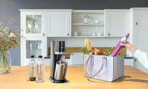 Gazuotų gėrimų gaminimo aparatas SodaStream DUO + 3 buteliukai