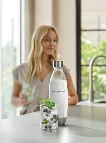 Sodastream Bottle Fuse Sidabrinis Elegance 1L Tritan | SodaStream