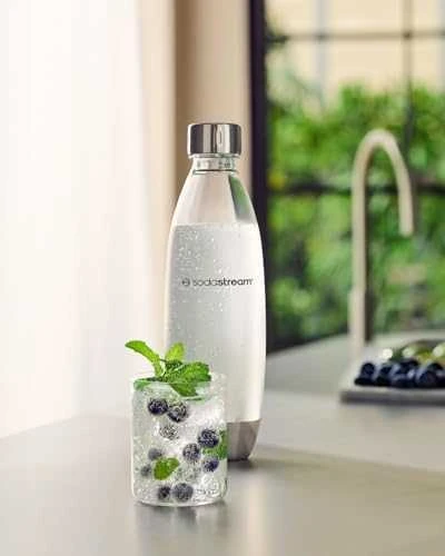 Sodastream Bottle Fuse Sidabrinis Elegance 1L Tritan | SodaStream