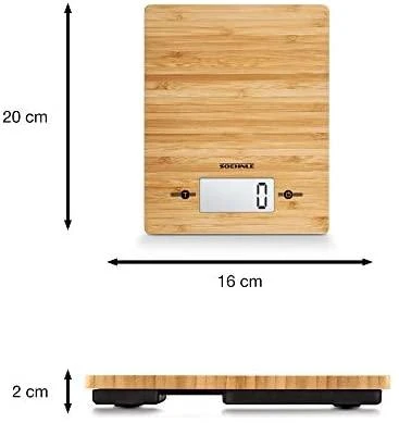 Maisto Svarstyklės - Soehnle Bamboo 5kg 1g Precision Brown