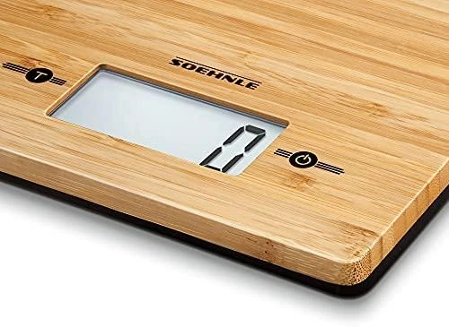 Maisto Svarstyklės - Soehnle Bamboo 5kg 1g Precision Brown