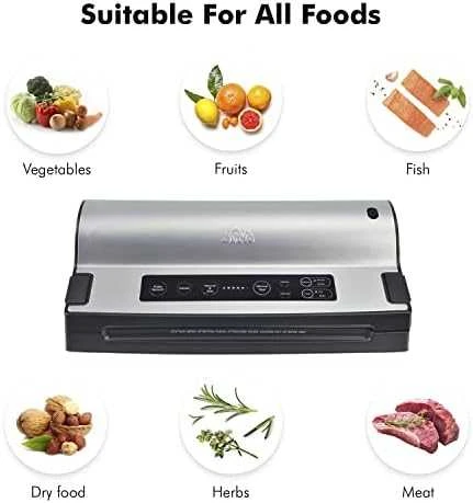 SOLIS Vacuum Sealer Vac Prestige Electrical, Nerūdijantis plienas/ juodas, 130 W,