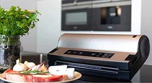 SOLIS Vacuum Sealer Vac Prestige Electrical, Nerūdijantis plienas/ juodas, 130 W,
