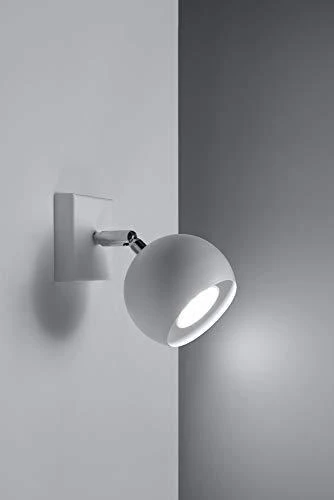 Sollux Lighting Sieninis šviestuvas OCULARE baltas