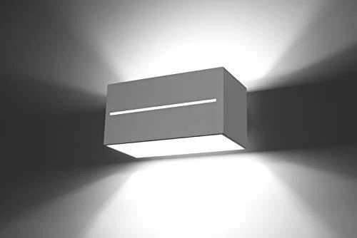 Sollux Lighting Sieninis šviestuvas LOBO MAXI baltas