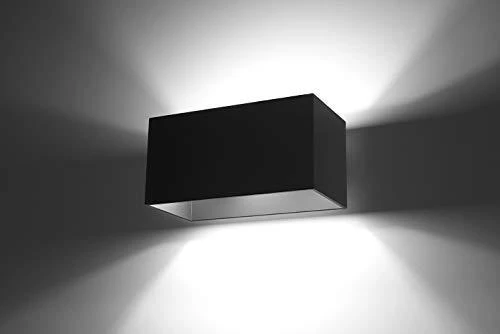 Sollux Lighting Sieninis šviestuvas QUAD MAXI juodas
