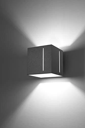 Sollux Lighting Sieninis šviestuvas PIXAR pilkas
