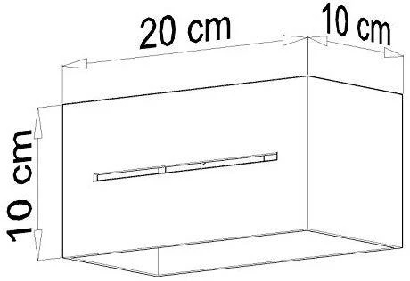 Sollux Lighting Lubinis šviestuvas LOBO 2 baltas