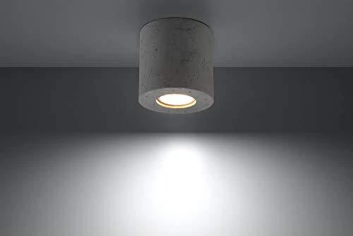 Lubinis šviestuvas Sollux Ceilings ORBIS betonas