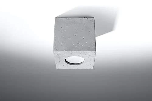Lubinis šviestuvas Sollux Ceilings QUAD betonas