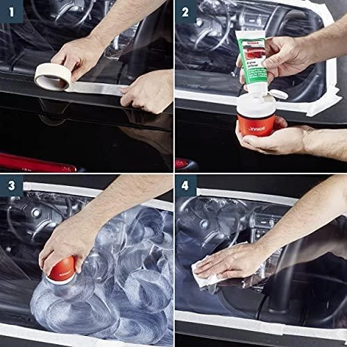 SONAX Skaidraus plastiko įbrėžimų šalinimo priemonė, 75ml 305000