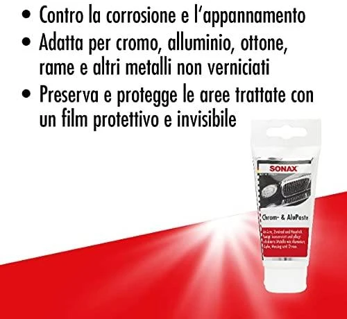 SONAX Chromo ir aliumininio valymo pasta 75ml 308000