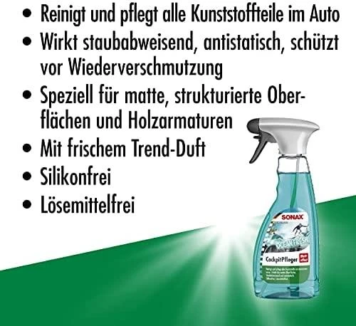 SONAX Prietaisų skydelio valiklis, matinis Ocean Fresh, 500ml 364241