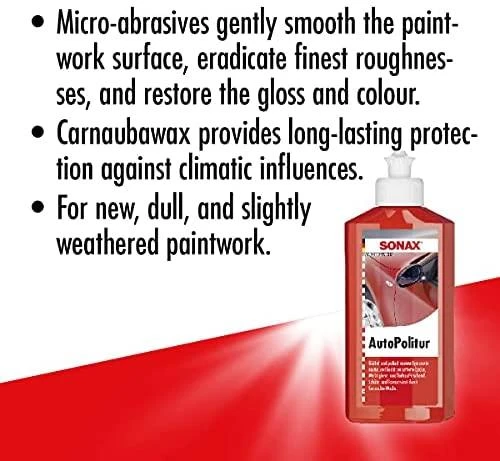 SONAX Universalus polirolis AutoPolitur, 500ml 300200