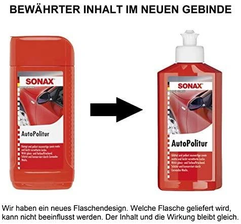 SONAX Universalus polirolis Autopolitur, 250ml 300100