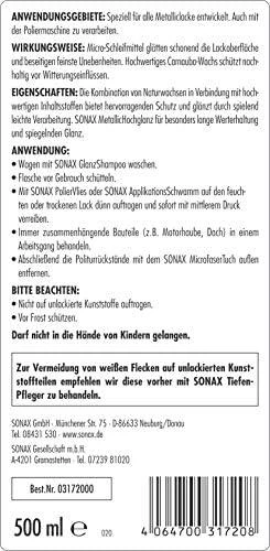 SONAX Poliravimo pasta Metalic High Gloss, 500ml 317200