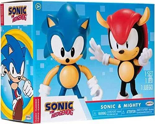 Jakks Pacific Sonic The Hedgehog Sonic & Mighty Sonic set figures 10cm