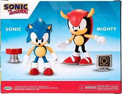 Jakks Pacific Sonic The Hedgehog Sonic & Mighty Sonic set figures 10cm
