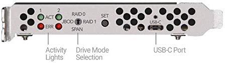 Controller Sonnet PCIE 3.0 x4 2x 2.5 "SATA III RAID (FUS- SSD -2RAID -E)