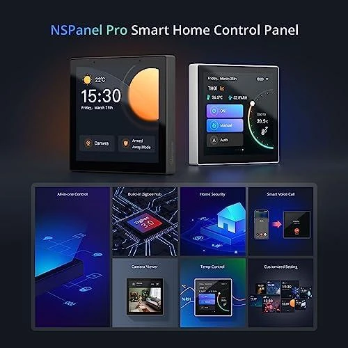 SONOFF NSPanel Pro išmanioji valdymo panelė, Zigbee 3.0, BT, Wi-Fi