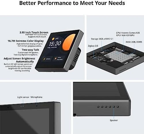 SONOFF NSPanel Pro išmanioji valdymo panelė, Zigbee 3.0, BT, Wi-Fi