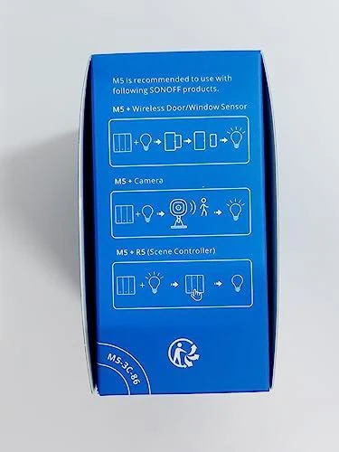 Sonoff SwitchMan M5 Wifi 3 klavišų jungiklis 86mm pločio M5-3C-86
