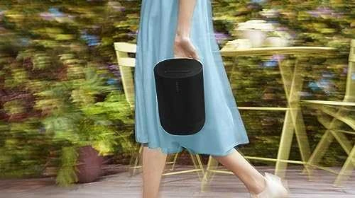 Sonos Move Gen2 nešiojama kolonėlė, Juodos spalvos