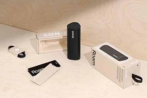 Nešiojama kolonėlė Sonos Roam, Multiroom, Bluetooth, WiFi, Atspari vandeniui, Juodos spalvos