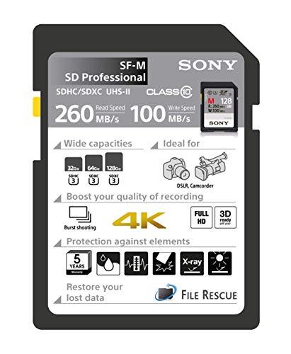 Atminties kortelė Sony | SF-M64 | 64 GB | Micro SDXC | Flash atminties klasė 10