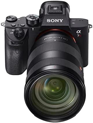Sony ILCE-7RM3A A7R III su 35 mm viso kadro vaizdo jutikliu | Sony | Kamera su 35 mm viso kadro vaizdo jutikliu | ILCE-7RM3A Alpha 7R III | Veidrodinis fotoaparato korpusas | 42,4 MP | ISO jautrumas (maks.) 102400 | „Ekrano“ įstrižainė 3,0 colių