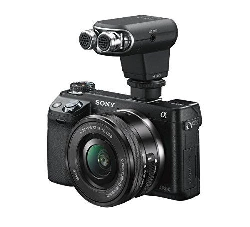 Sony ECM-XYST1M Skaitmeninės kameros mikrofonas Juoda
