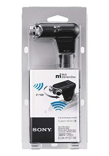 Sony ECM-XYST1M Skaitmeninės kameros mikrofonas Juoda