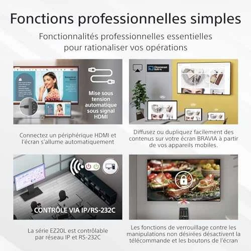 Monitorius Sony 50 colių profesionalus BRAVIA LCD 350 nitų ekranas