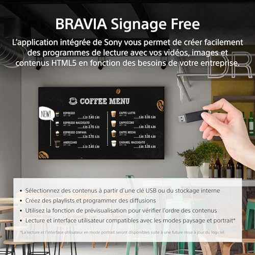 Monitorius Sony 50 colių profesionalus BRAVIA LCD 350 nitų ekranas