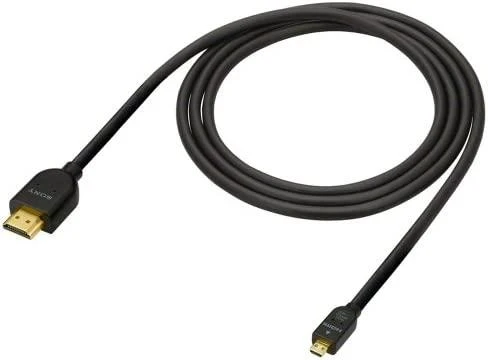 Juodas Sony HDMI į Micro HDMI laidas
