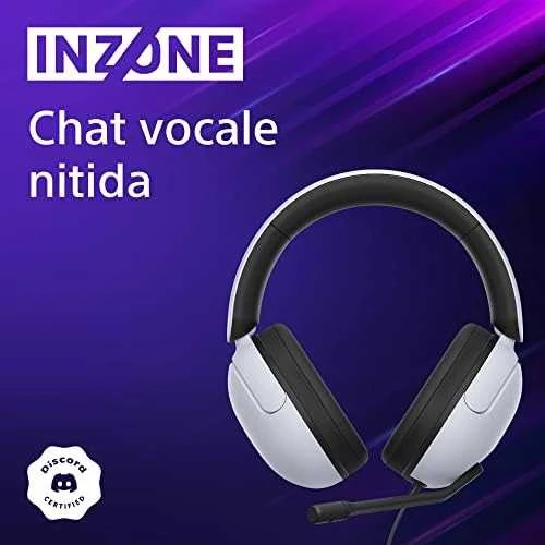 Laidinės žaidimų ausinės Sony INZONE H3, baltos