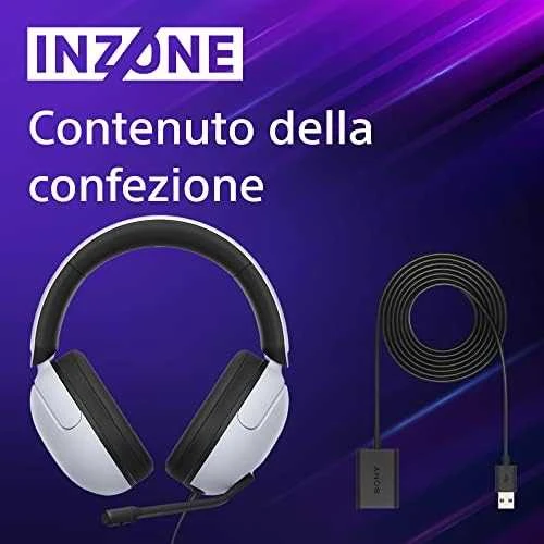 Laidinės žaidimų ausinės Sony INZONE H3, baltos