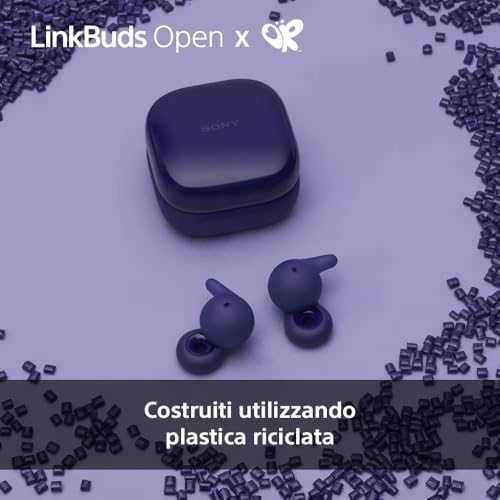 Ausinės Sony LinkBuds Open, Violetinės spalvos