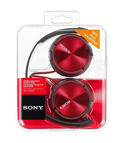 Sulankstomos ausinės Sony MDR-ZX310R Raudonos | Varle.lt
