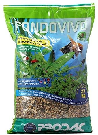 Prodac Fondo Vivo natūralus substratas su moliu 2,5kg