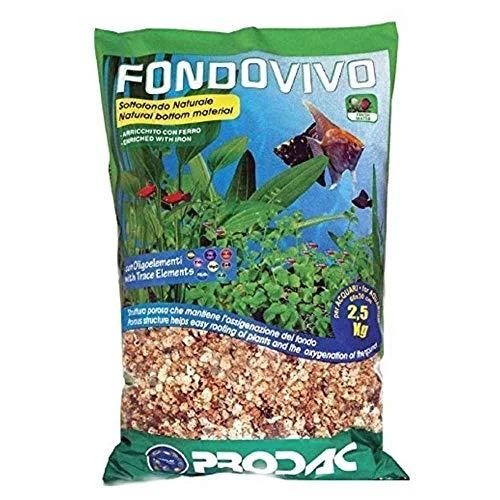 Prodac Fondo Vivo natūralus substratas su moliu 2,5kg