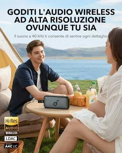 Nešiojama kolonėlė Anker Soundcore Motion 300, Juodos spalvos