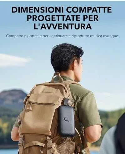 Nešiojama kolonėlė Anker Soundcore Motion 300, Juodos spalvos