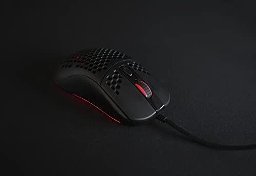 Itin lengva Žaidimų Pelė Arozzi Favo, su RGB pašvietimu, Pixart 3389 sensorius, Omron 20M switches, Juoda