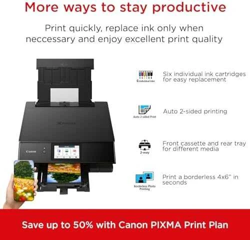 Spausdintuvas Canon PIXMA TS8750 juoda