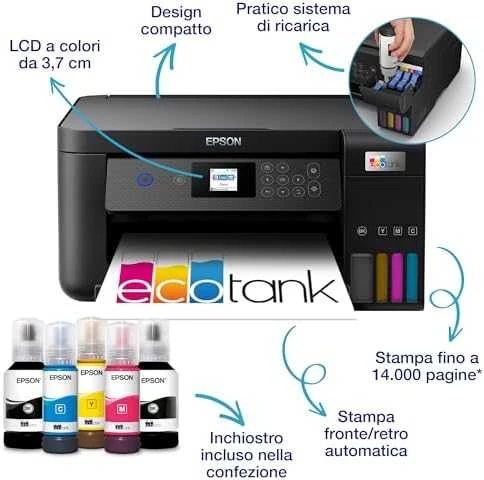 Hewlett Packard (HP) HP Smart Tank 720 AIO daugiafunkcis spausdintuvas Spausdintuvas - A4 spalvotas rašalinis, spausdinimas / kopijavimas / nuskaitymas, automatinis dvipusis spausdinimas, WiFi, 15 psl./min., 400–800 puslapių per mėnesį
