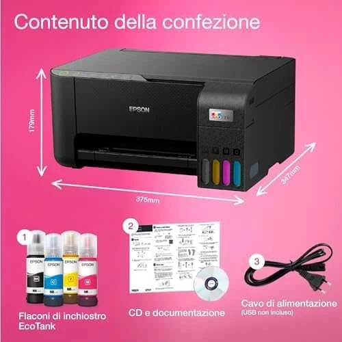 Spausdintuvas Epson EcoTank ET-2815 ET2815 Multifunktionsdrucker spalvotas Tintenstrahl nachfüllbar (C11CJ67417)