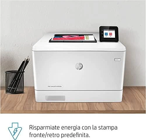 Hewlett Packard (HP) HP Color LaserJet Pro M454dw Spausdintuvas - A4 Color lazerinis, Spausdinimas, Automatinis dokumentų tiektuvas, Auto-Duplex, LAN, WiFi, 27 psl., 750-4000 puslapių per mėn.