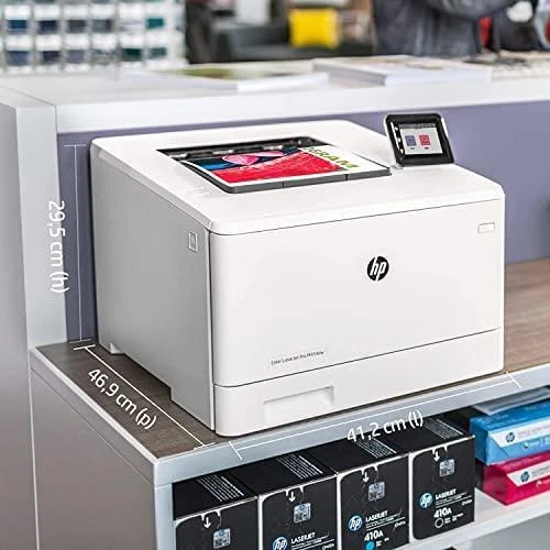 Hewlett Packard (HP) HP Color LaserJet Pro M454dw Spausdintuvas - A4 Color lazerinis, Spausdinimas, Automatinis dokumentų tiektuvas, Auto-Duplex, LAN, WiFi, 27 psl., 750-4000 puslapių per mėn.